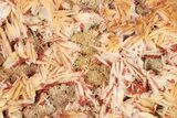 Top-Quality, Ruby Red Vanadinite Crystals on Barite - Morocco #278226-1
